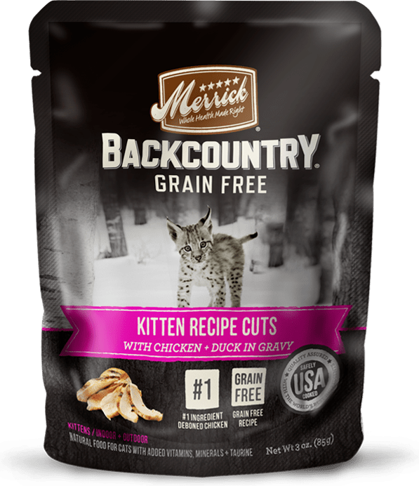 Merrick Backcountry Grain Free Kitten Recipe Cuts